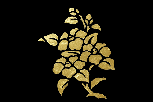 漆器加飾(本金箔押し)
